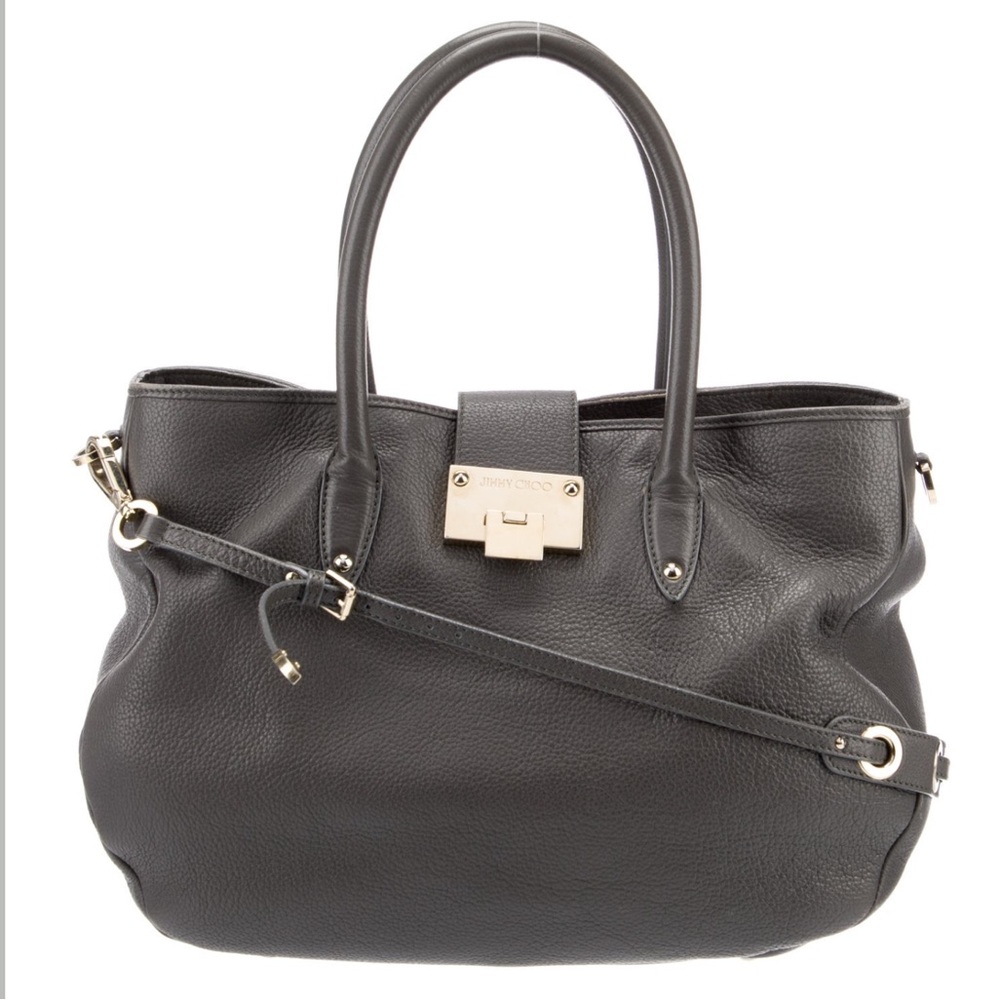 Jimmy Choo Grey Leather Bag